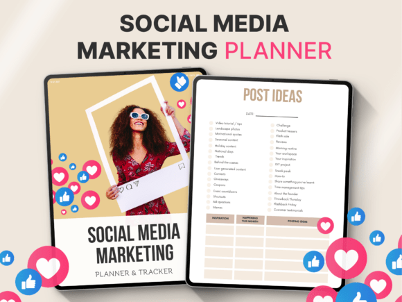 Download Social Media Marketing Planner, Canva - Social media marketing Collection