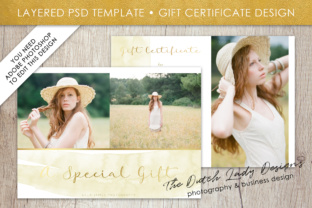 Download Photography Gift Certificate Template - Photo Gift Card - Watercolor Style - Layered .PSD Files - Design #30 - Psd files Collection