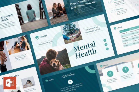 Download Mental Health PowerPoint Template - Mental health Collection