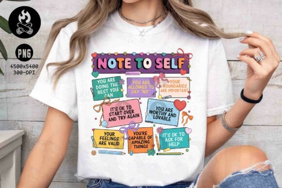 Download Note to Self PNG, Positive Mental Health - Mental health Collection