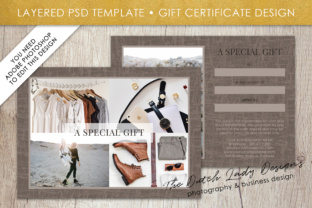 Download Photography Gift Certificate Template - Photo Gift Card - Layered .PSD Files - Design #29 - Psd files Collection