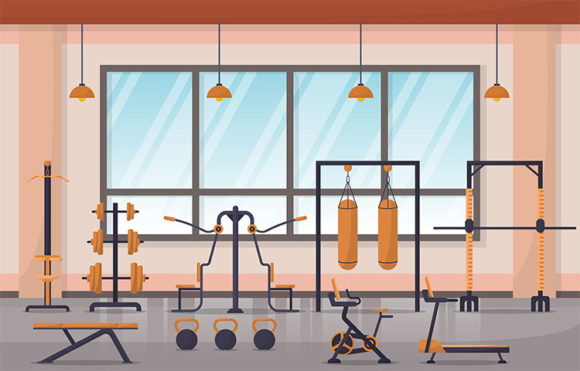Download Gym Center Interior Sport Club - Premium Resources