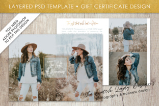 Download Photography Gift Certificate Template - Photo Gift Card - Layered .PSD Files - Design #33 - Psd files Collection