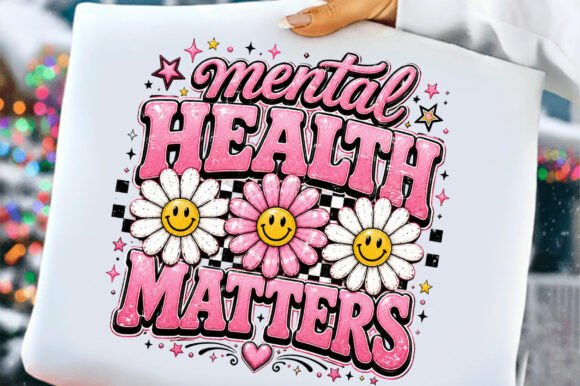 Download Groovy Mental Health Matters Daisy PNG - Mental health Collection