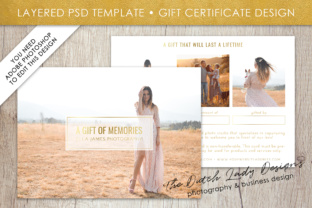 Download Photography Gift Certificate Template - Photo Gift Card - Layered .PSD Files - Design #31 - Psd files Collection